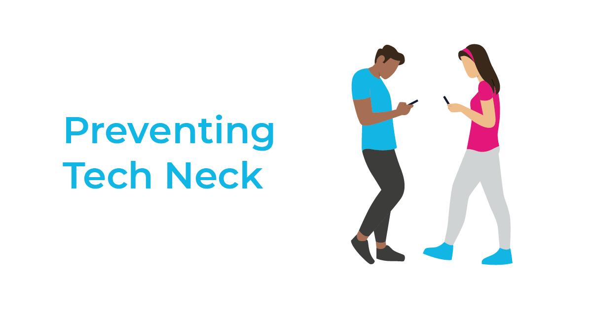 Image showcasing Preventing Tech Neck: A Guide to Better Posture | TotalWellness